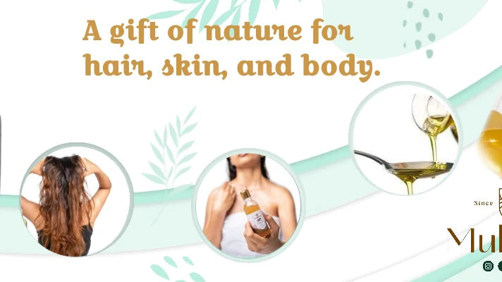 A gift of nature for hair, skin, and body.